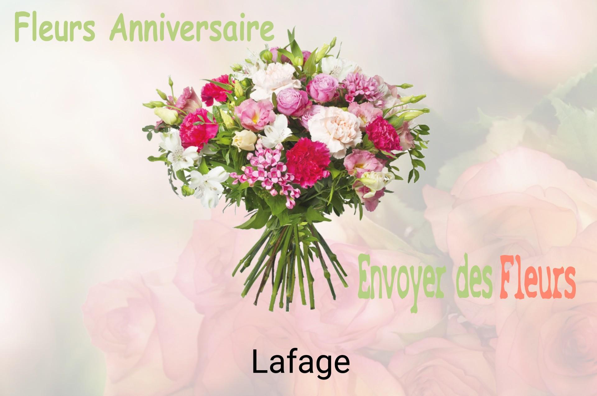 Bouquet de fleurs d’anniversaire livré à Lafage